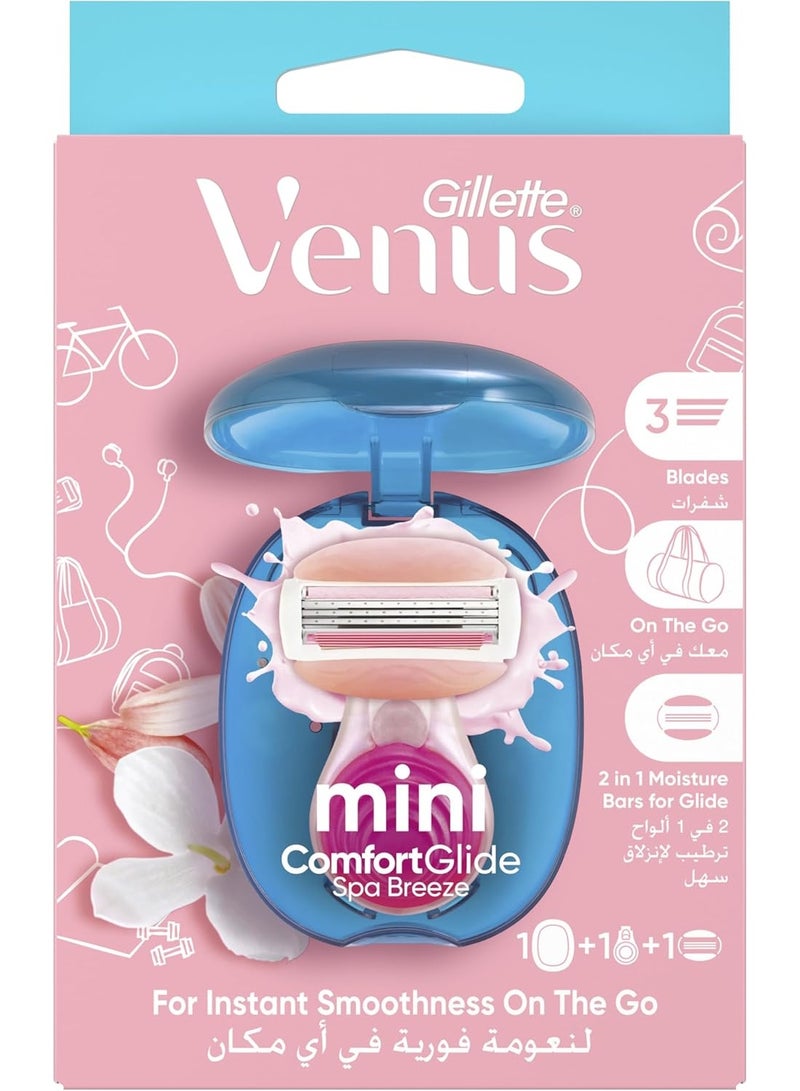 فينوس جيلايت فينوس ماكينة حلاقة سبا بريز صغيرة قابلة لاعادة التعبئة للنساء من كومفورت جلايد - Image 1